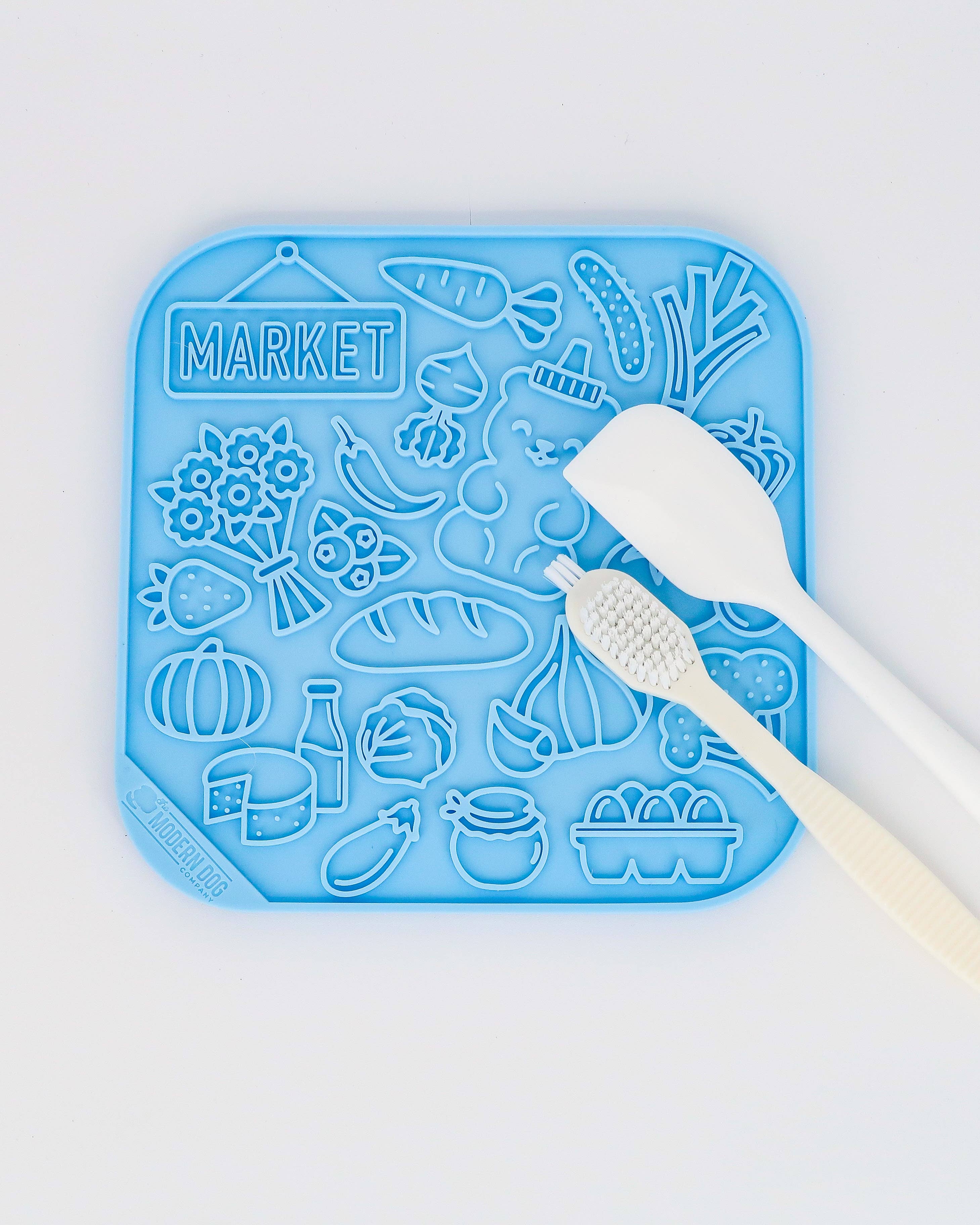 The Modern Dog Company - Vendita all'ingrosso Tappetino sottociotola per animali - Cane - Tappetino da leccare Farmer's Market per cani1