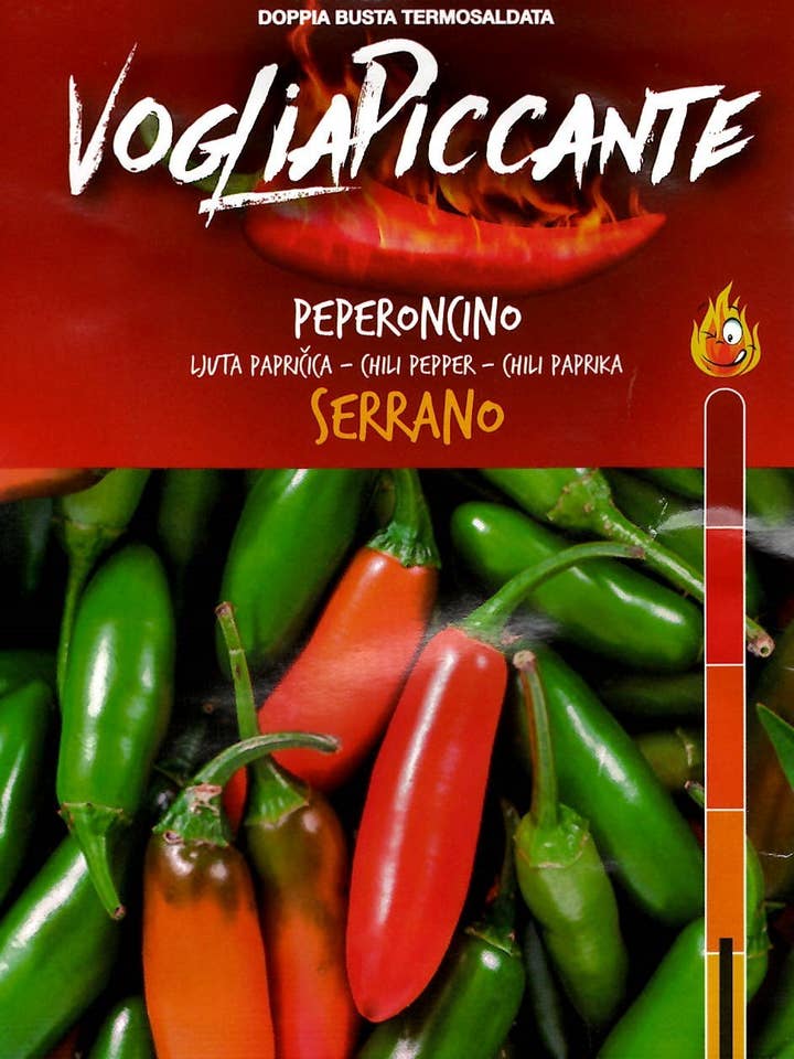 Chile Serrano para venta al por mayor de Sementi & Barbatelle