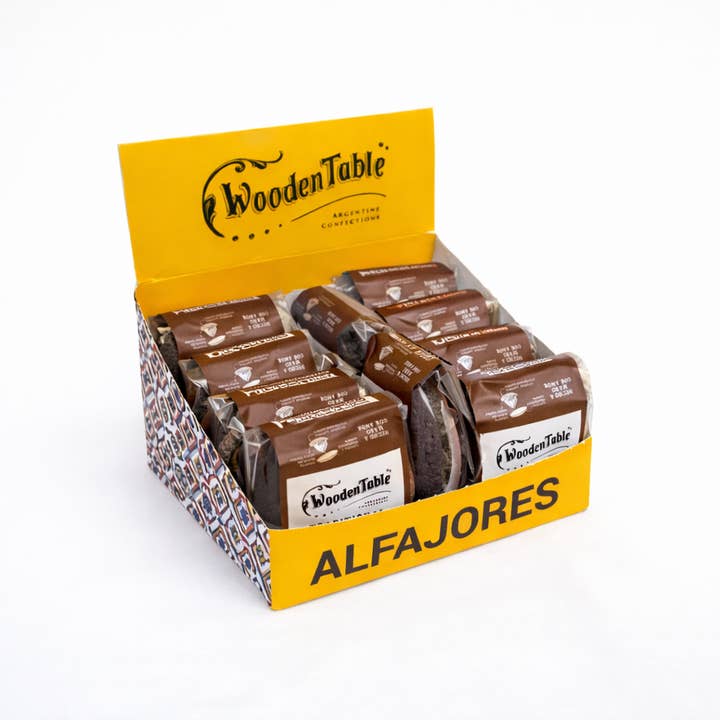 Wooden Table Baking Company - Wholesale Cookie - Dark Chocolate Alfajores XL (Individually wrapped)1