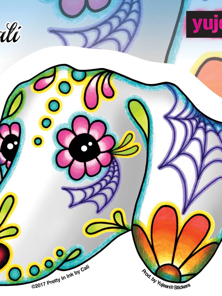 Adesivo Dachshund de Cali dentro/porta exterior-JA738 por atacado de Yujean