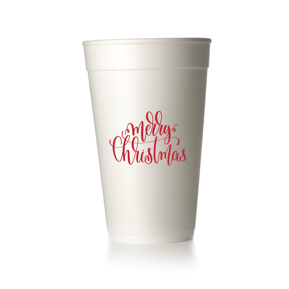 MADdesign - Wholesale Disposable Cup - Merry Christmas Script Cups0