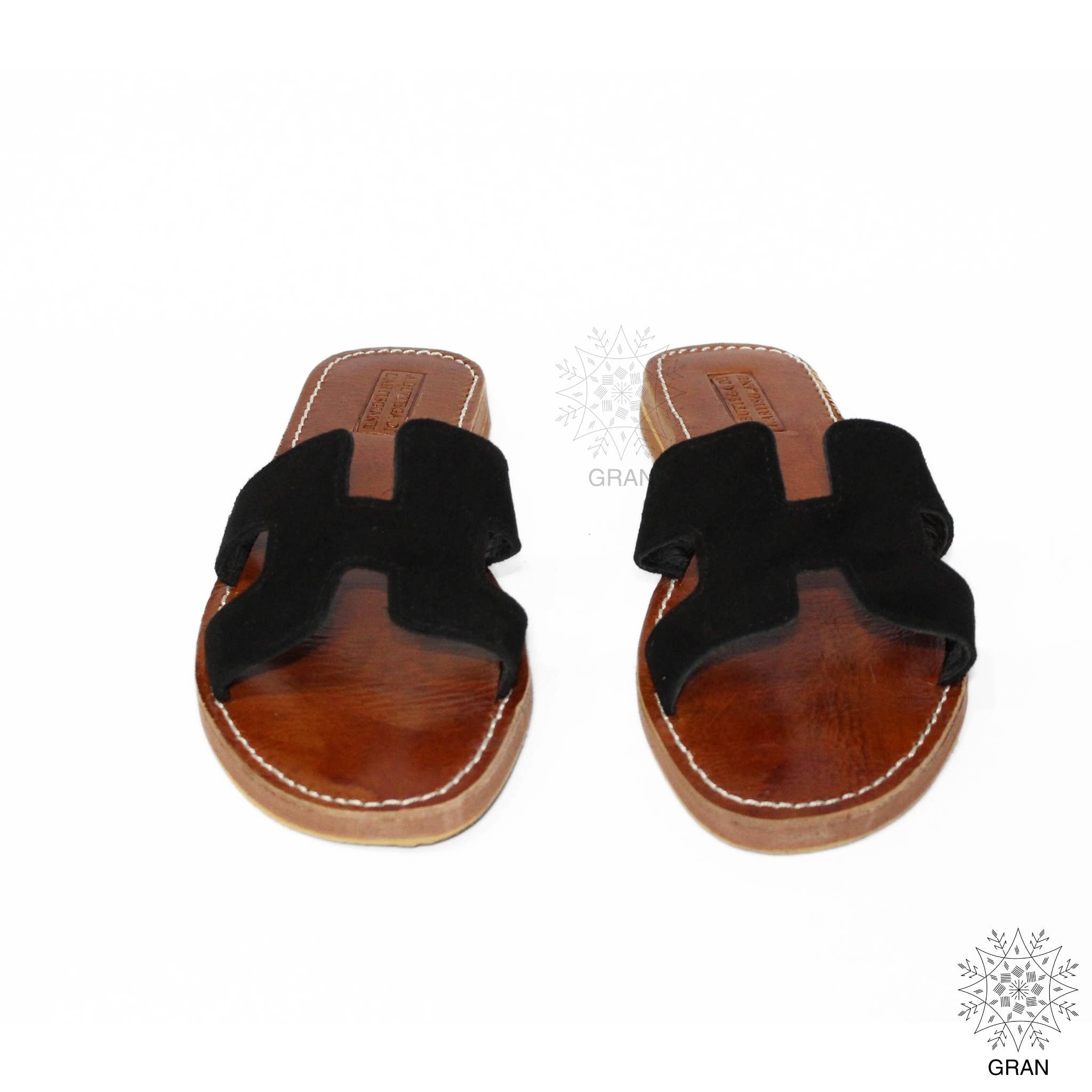 Gran Wholesale - Venta al por mayor Sandalias - Mujer - Zapatilla de piel de gamuza, calzado tipo sandalia de cuero hecho a mano.4