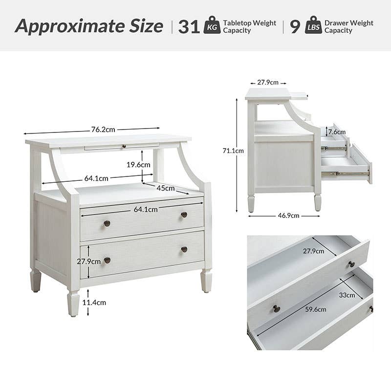 Karat Home - Wholesale Bedroom Furniture - Bernadette Nightstand5