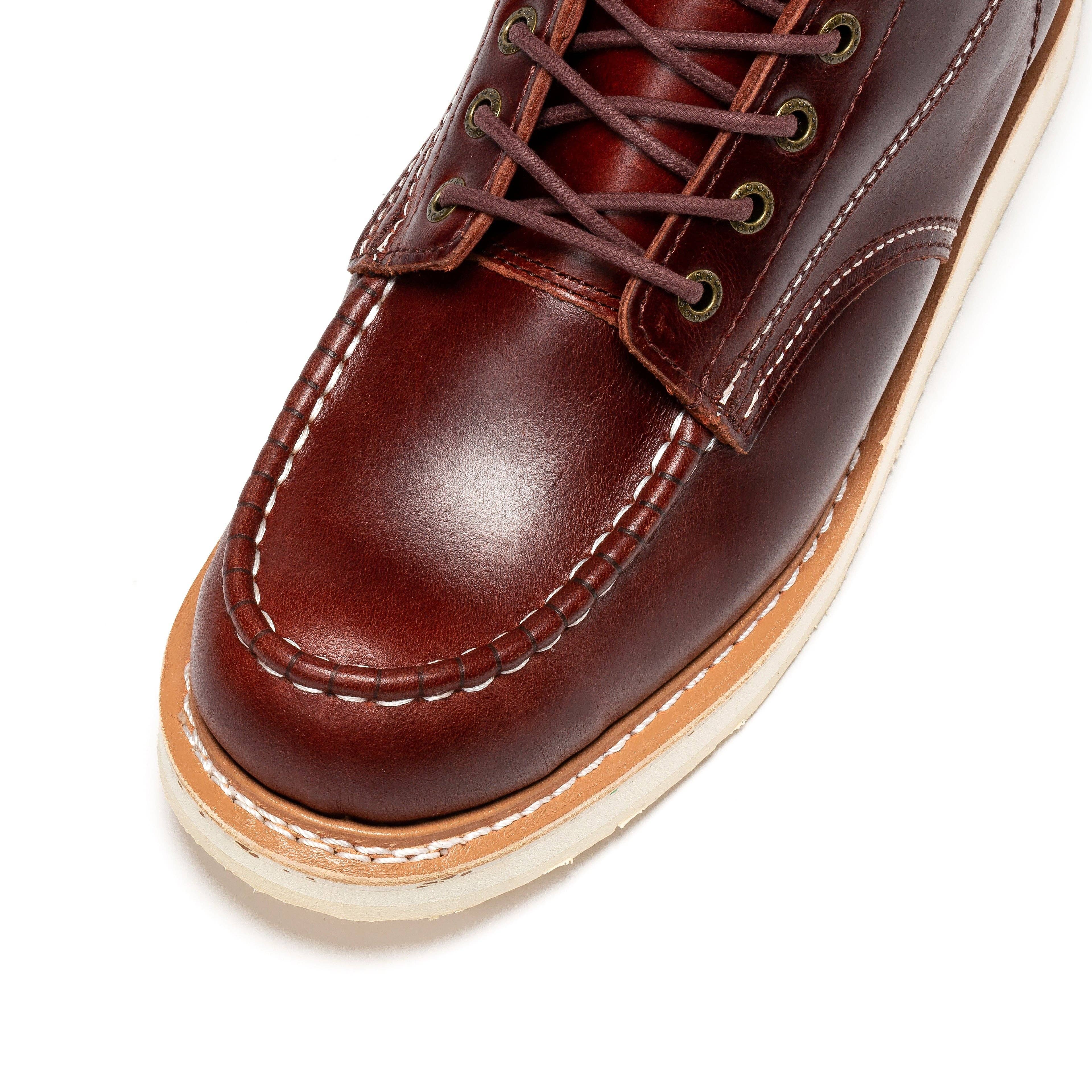 Rock Rooster Footwear - Vente Bottes – unisexe - Rock Rooster Norwood Claret bottes de travail homme 6 pouces, bout souple, semelle compensée3