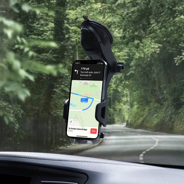 LAX Gadgets - Wholesale Car Decorative Charm - Unisex - Dashboard Cradle Mount Cell Phone Holder with Retail Pack5