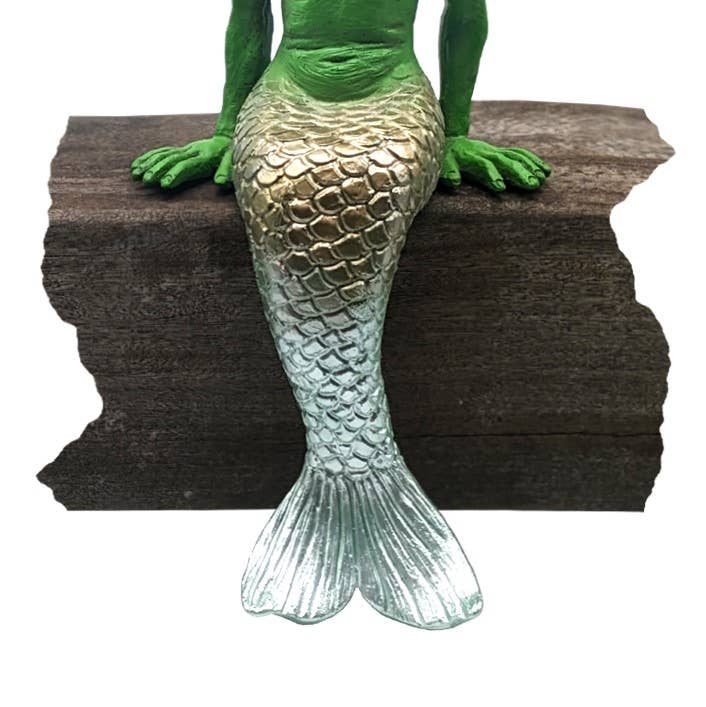 John Bernard & Company - Wholesale Decorative Figurine - Mermalien Dude 10 inch Tall Merman Alien Statue Shelf Sitter8