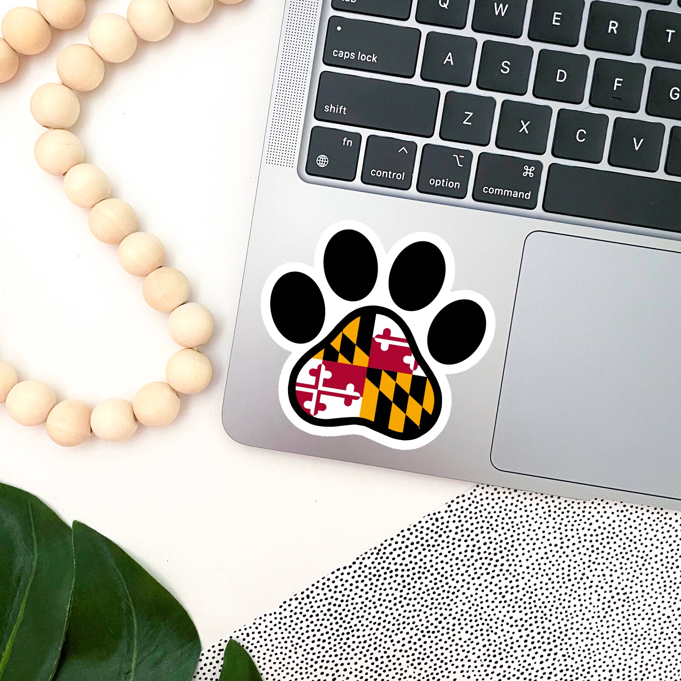 Jami Creates - Wholesale Sticker - Maryland Dog Paw Sticker1