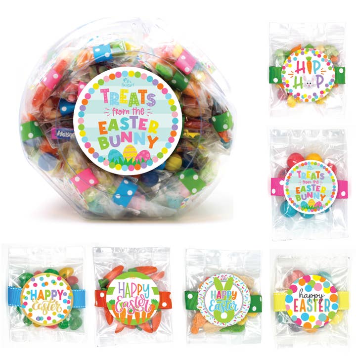 Candy Tub - Easter Assortment - 42 Small Bags for wholesale by Oh, Sugar!