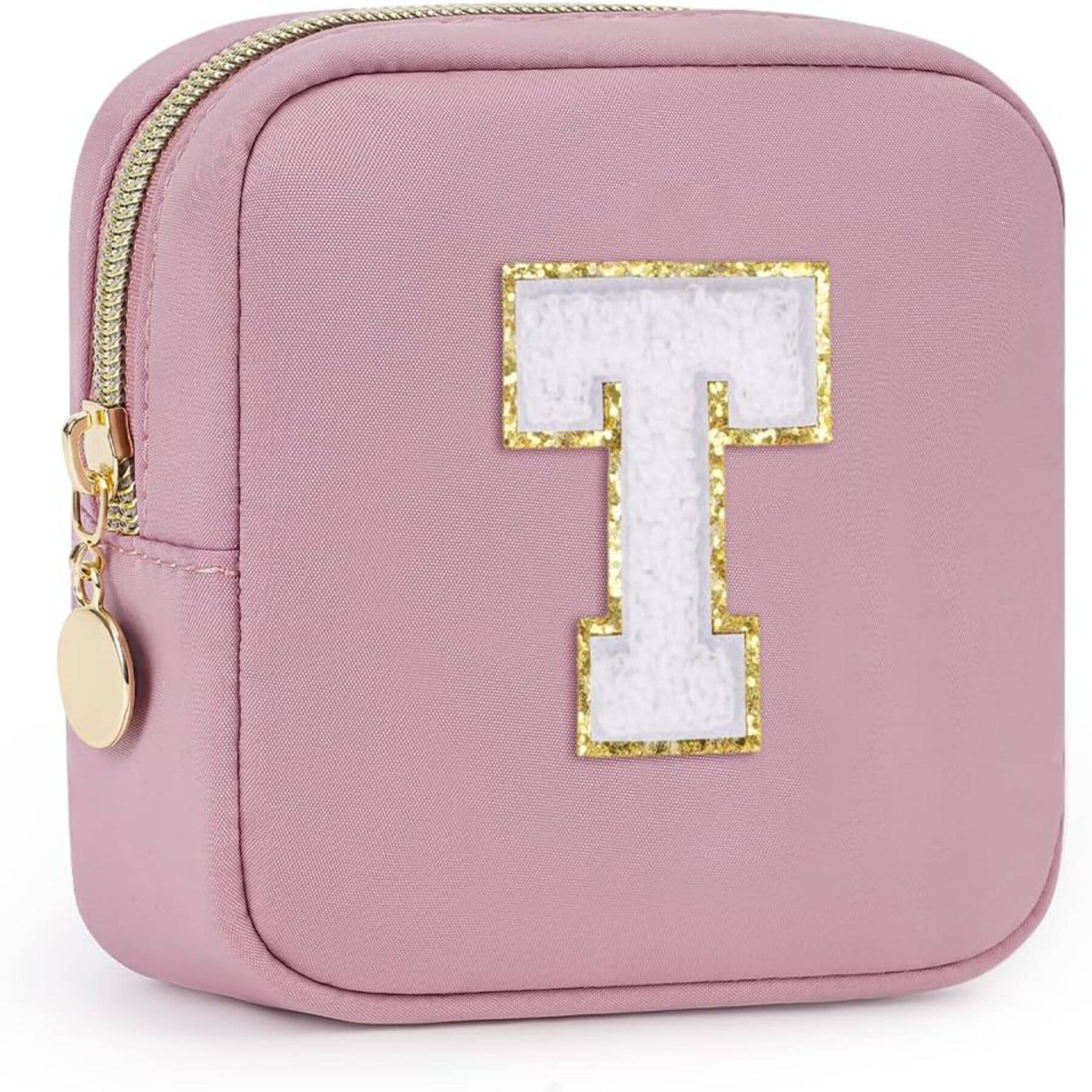 wandf – Großhandel Schmink-/Kosmetiktasche – Personalisierte Monogramm-Tasche Mini Initialen Schminktasche118