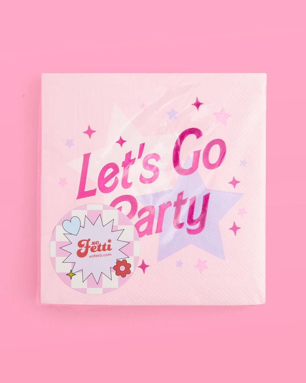 xo, Fetti - Wholesale Disposable Napkin - Let’s Go Party Pink Napkins | Pink Party, Bachelorette1