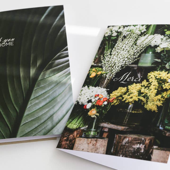 Ocean Sky Lab - Wholesale Thank You Card - Thank You Card - "Merci" | Flower Shop | Ranunculus1