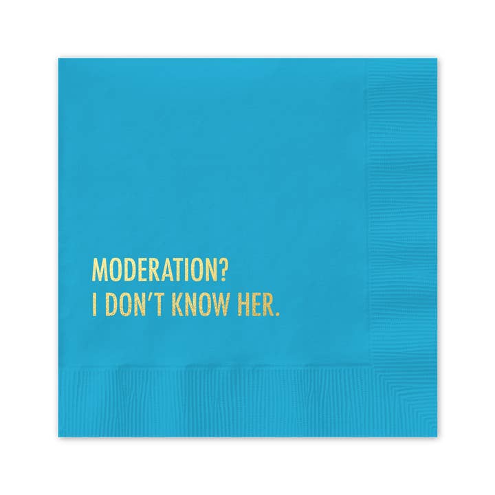 Pretty Alright Goods - Wholesale Disposable napkin - Don't Moderation Cocktail Napkin1