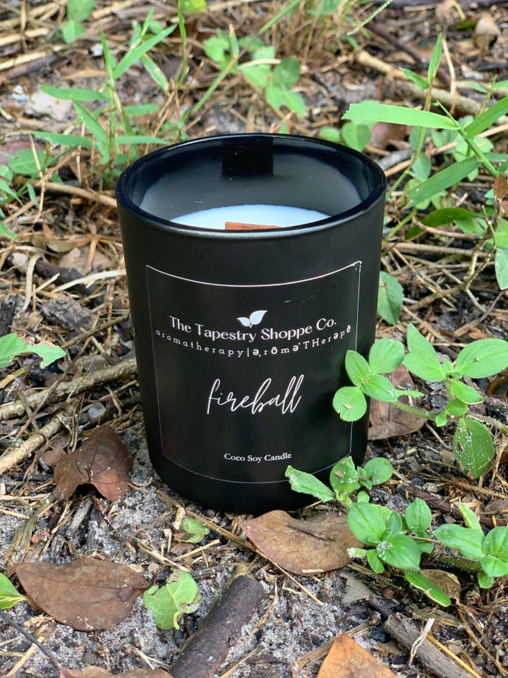 Vela Coco Soy - Fireball para venta al por mayor de The Tapestry Shoppe Co.