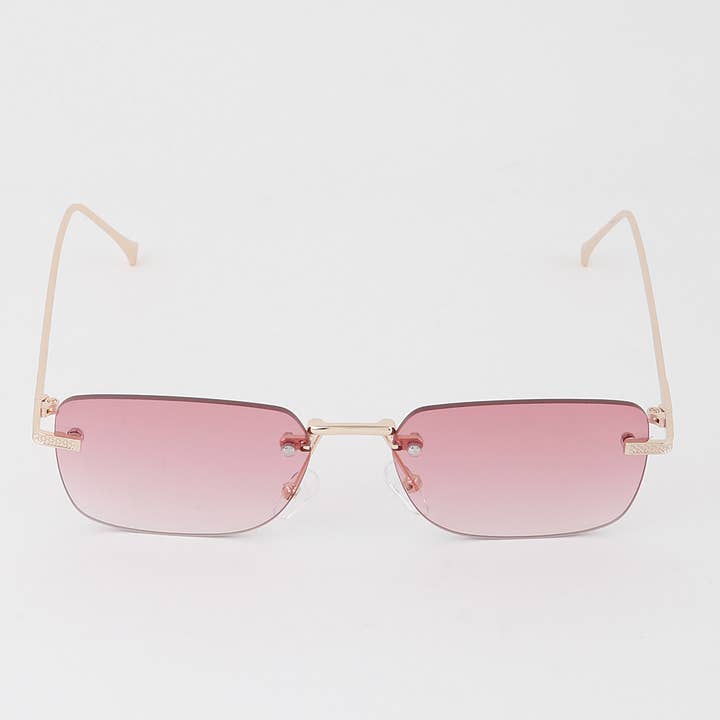 Multicolor Getönte randlose Sonnenbrille für den Großhandel auf Faire1