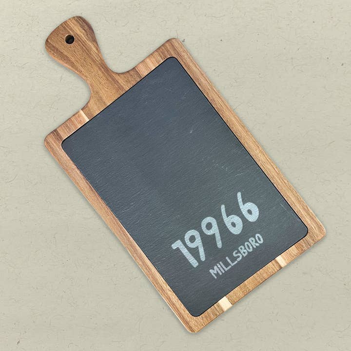 Zip City - Individuelles Schiefer-Servierbrett für den Großhandel von Boheme Bliss