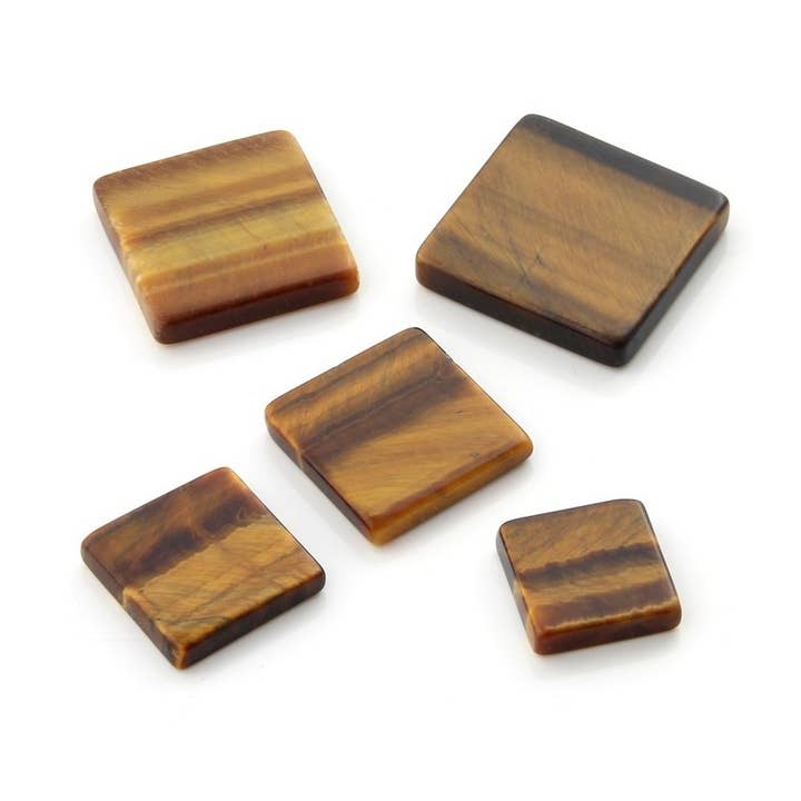 Tiger's Eye - Square Gem for wholesale by UniArt