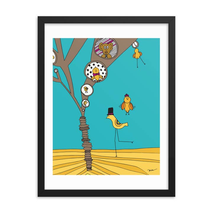 The MoMeMans - Wholesale Art Print - Treehouses Print6