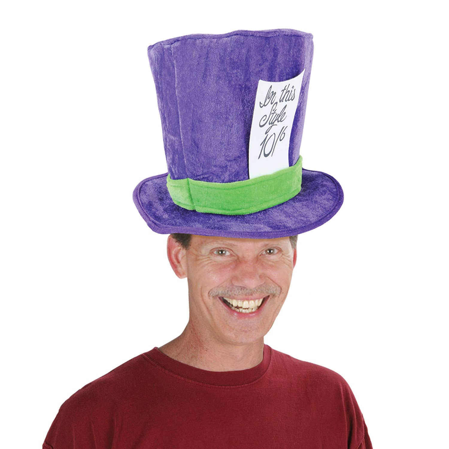 Beistle - Wholesale Party Hat/Crown - Plush Mad Hatter Hat, one size fits most3
