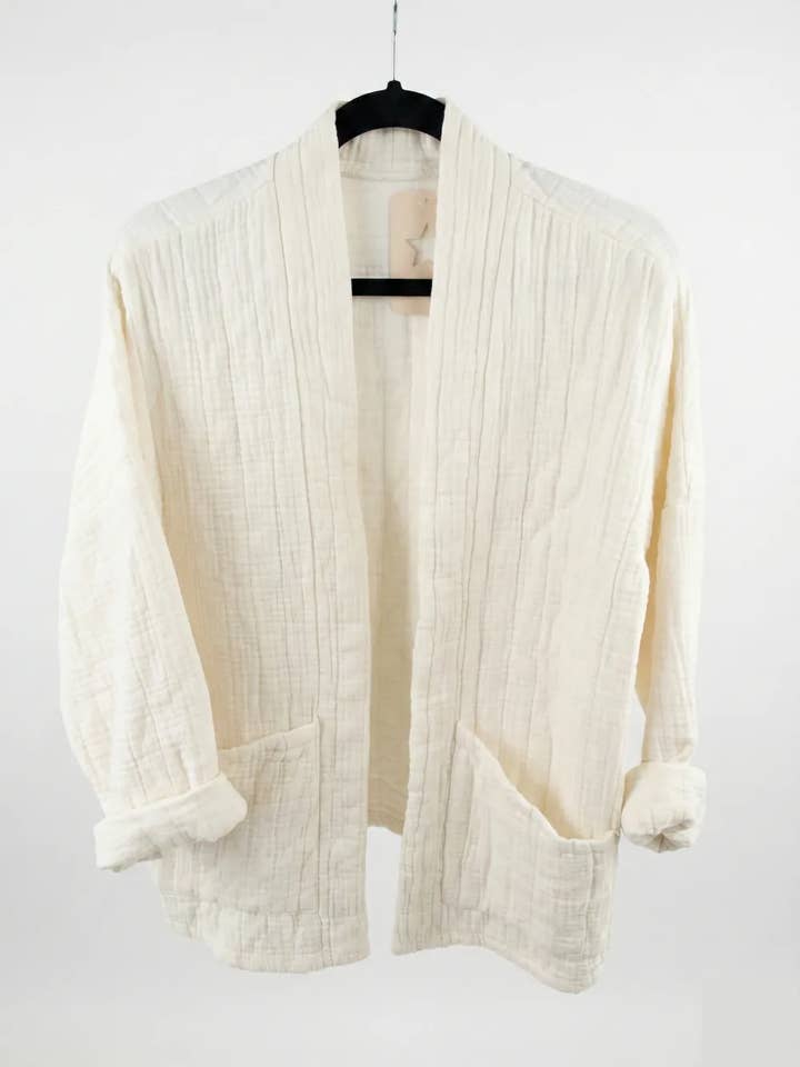 Mimi & Gogo - Vente Veste – femme - Veste matelassée en gaze de coton @5343_VesMatelasséGaze30