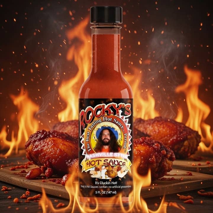 Rocky's Nashville Style Hot Sauce 5oz for wholesale by Rocky's Hot Sauce