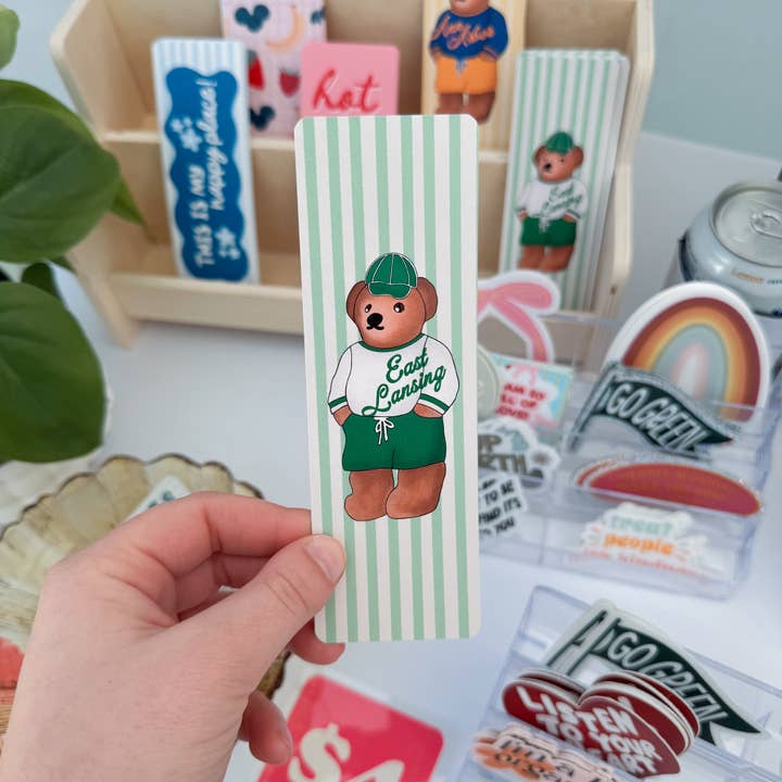 Teddy Bookmarks for wholesale by Stuck on You Design Co.