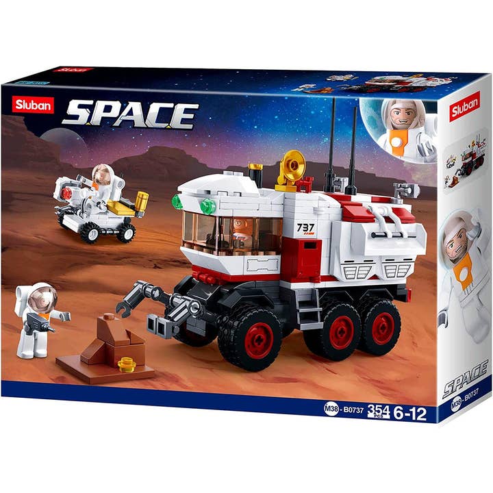 Space Mars Rover Baustein-Bausatz (354 Stück) für den Großhandel von Texas Toy Distribution