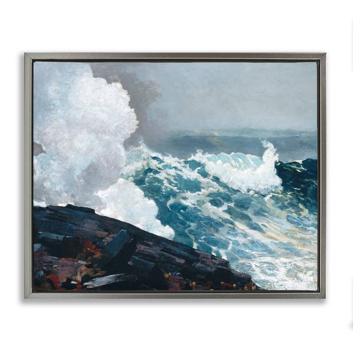 Stupell Industries - Wholesale Wall Sign - Ocean Waves & Cliffs - Framed Wall Art22