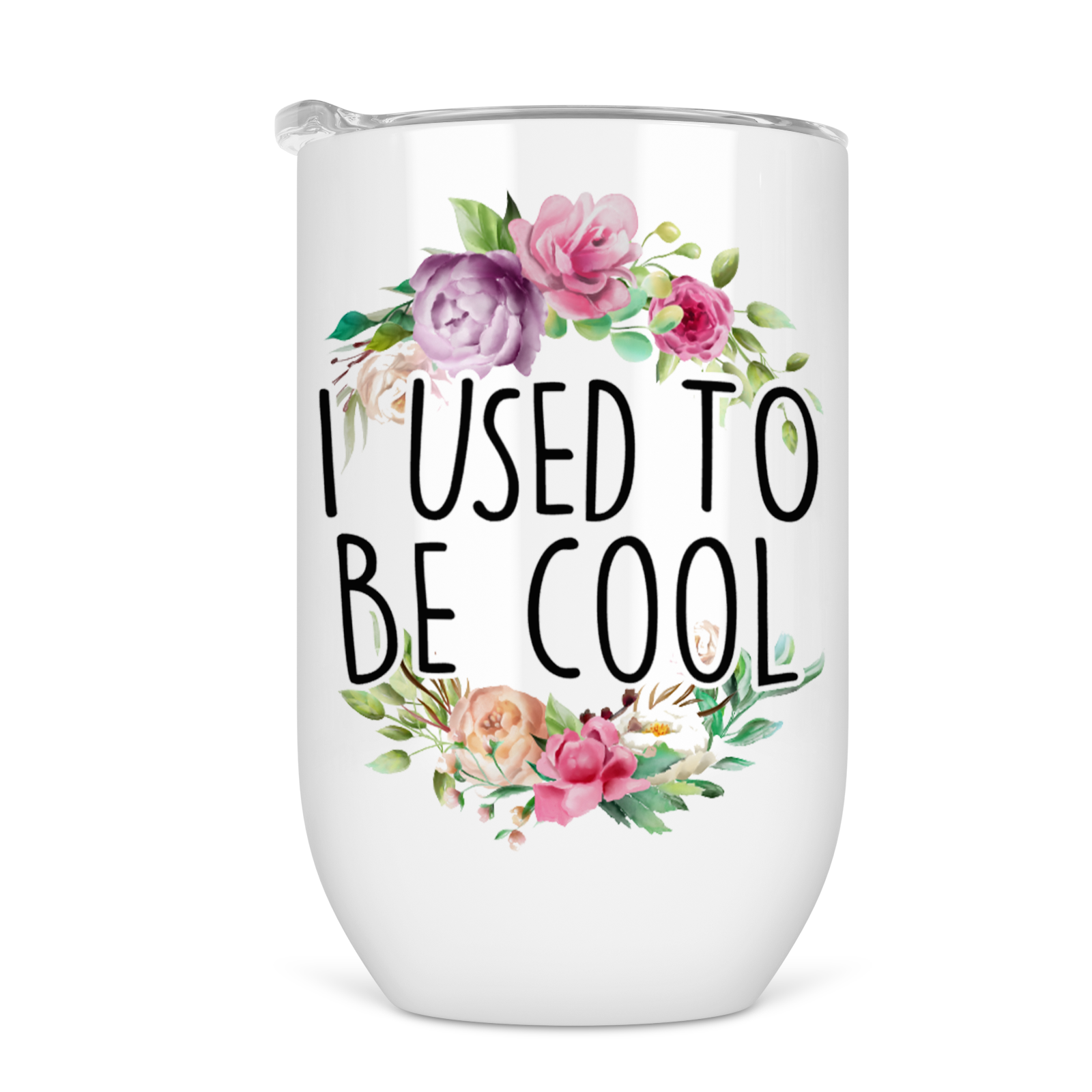 tcbco - Wholesale Insulated Mug/Tumbler - I Used To Be Cool Wine Tumbler0