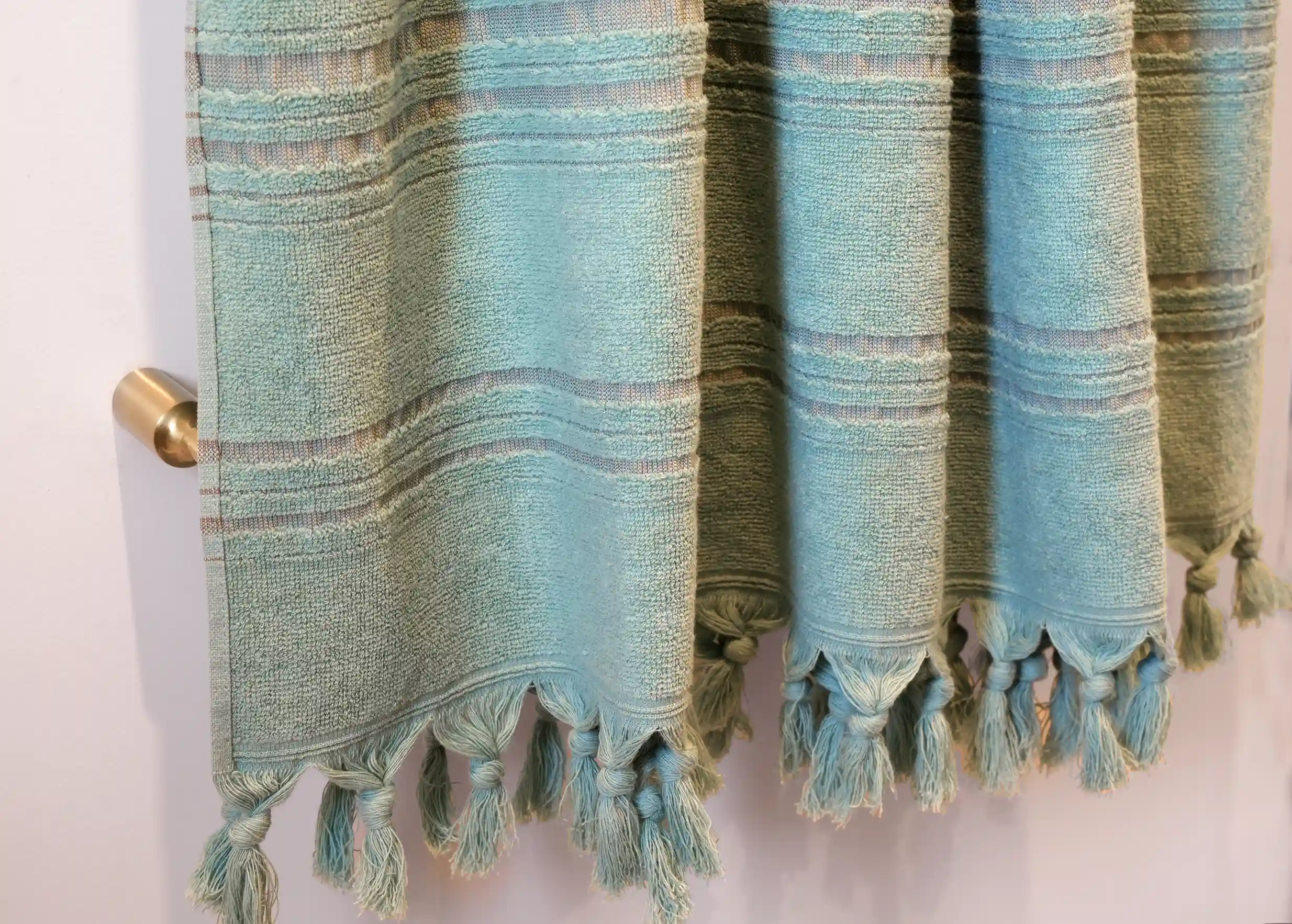Karawan Authentic - Wholesale Badhanddoek - Organische katoen fouta van de DOLCE-collectie - Jade kleur1