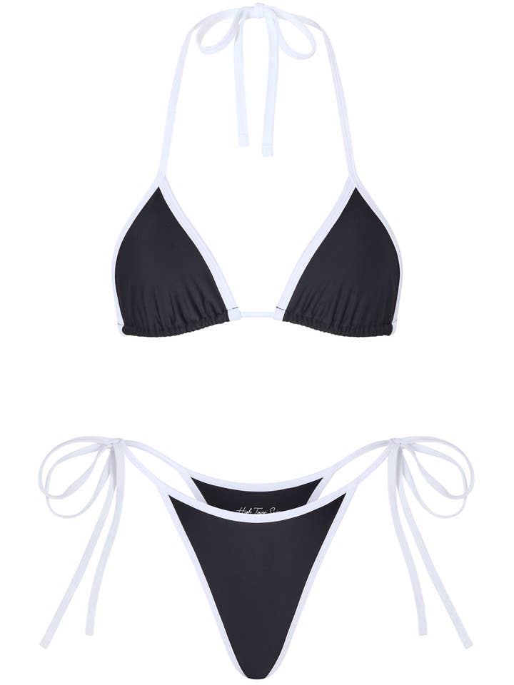 Balboa Top in Black for wholesale by High Tower Swimwear