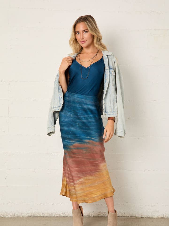 Jupe Ariel Bias pour la vente par River + Sky