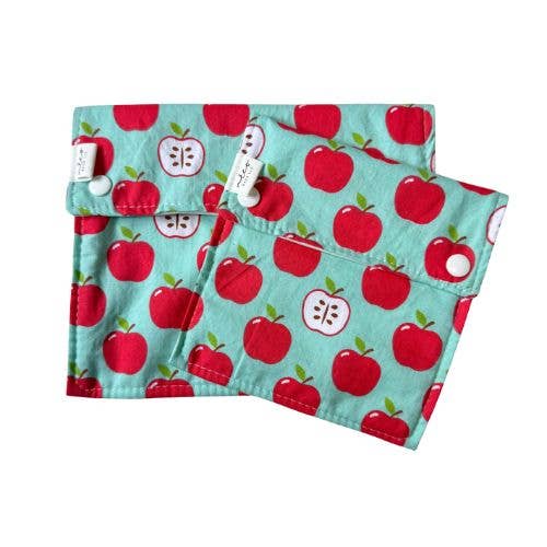 Food Bag Sets Reusable Eco-Friendly — Red Apples for wholesale by Neco Bags LLC