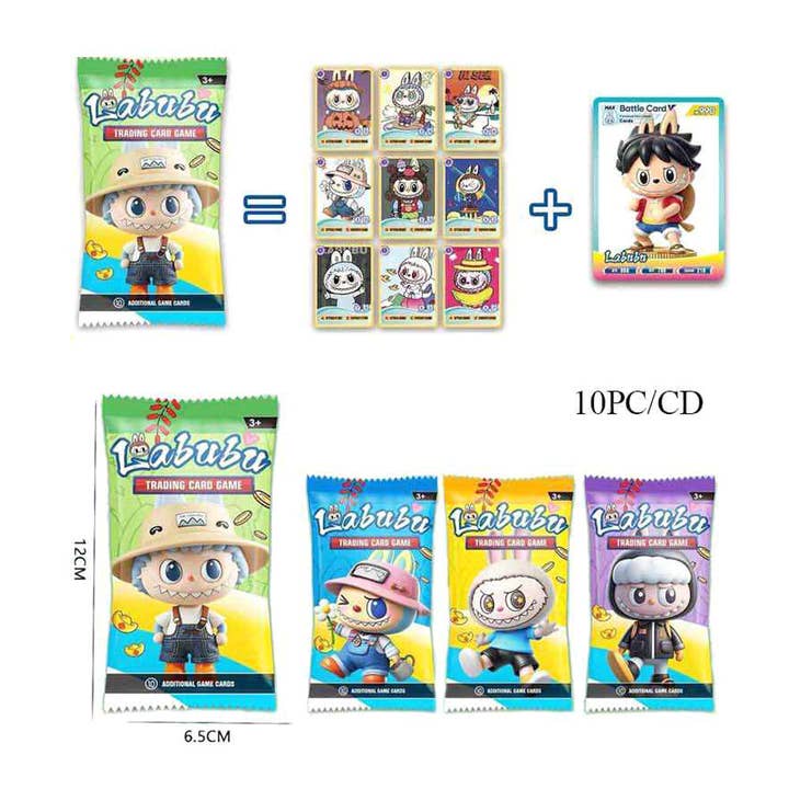 Sensibling Corp. - Vente Jeux de cartes - 36PCS - Cartes de Collection du Jeu d'Échange Monster Bunny4