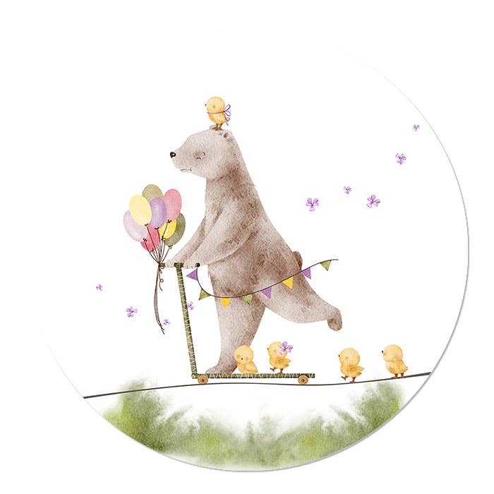 Vägg cirkel björn part båt för wholesale av YFS Living & Lifestyle