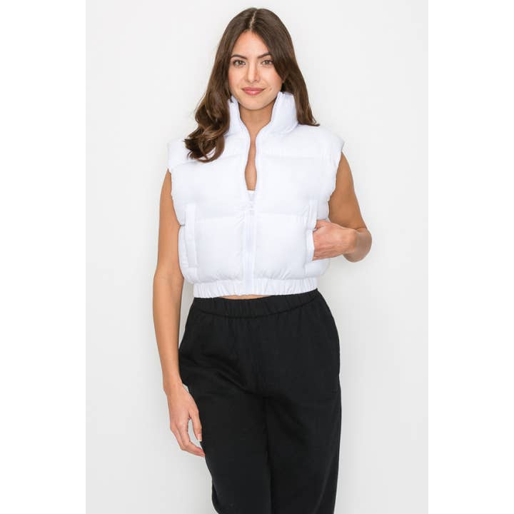 PADDED VEST JACKET for wholesale by Baie Bleue