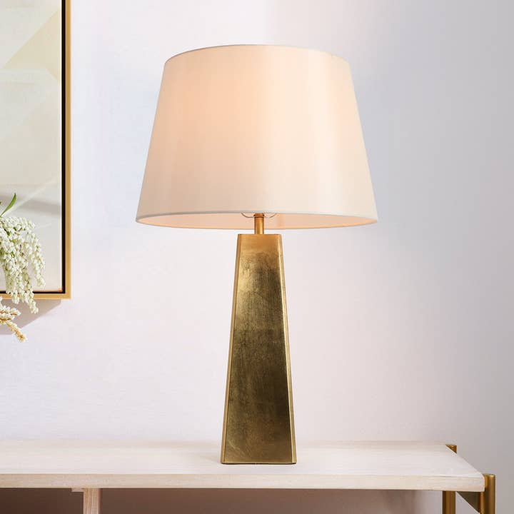 Xavine 1-Light Gold Table Lamp for wholesale by Belles Lighting