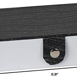 Hammont - Wholesale Gift Box - Black Gift Box With Snap Closure 3 Pack 5.9X5.9X1.82