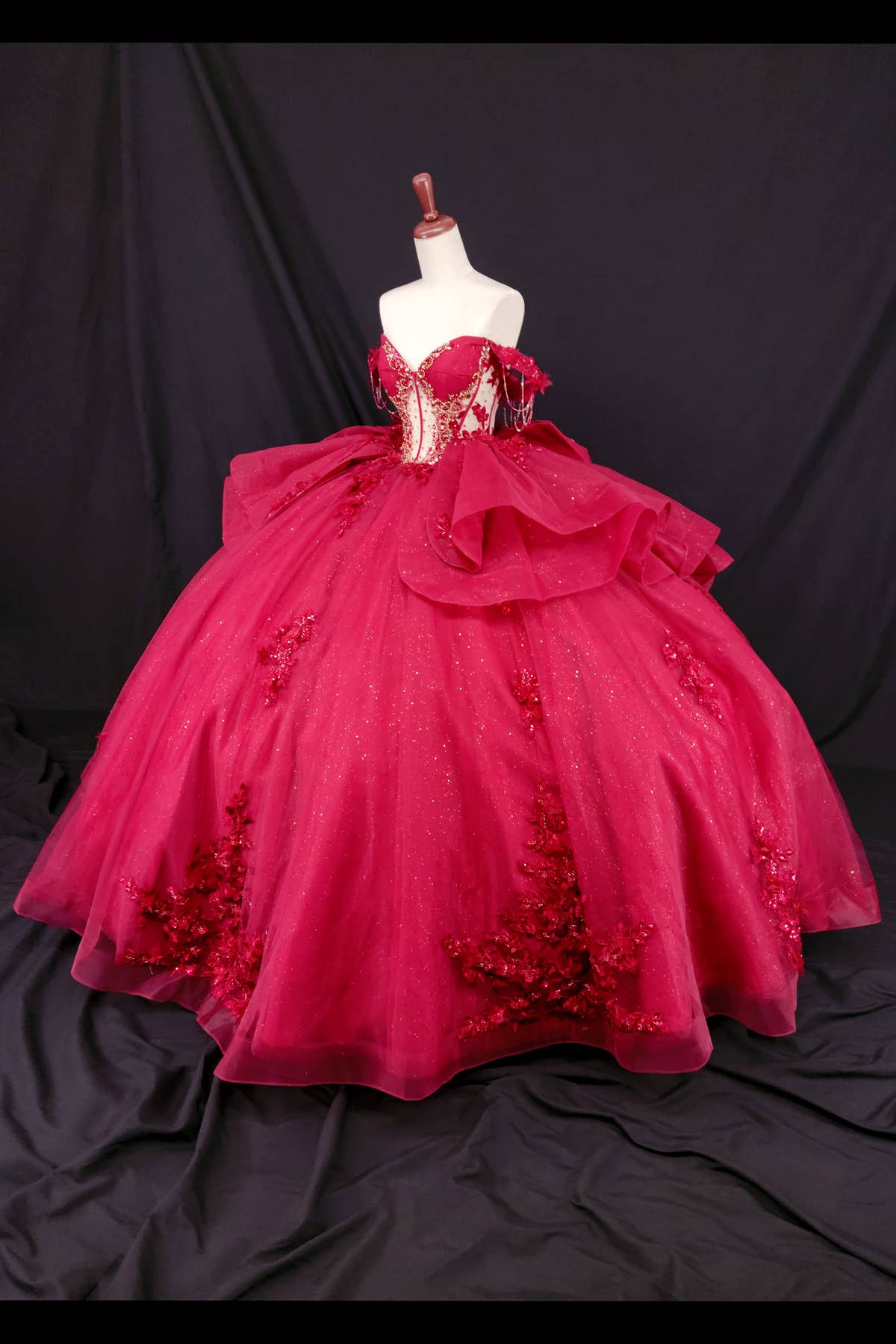 Chicas - Wholesale Formele jurk - Dames - Schouderloze quinceañera-jurk met korset CHF313213