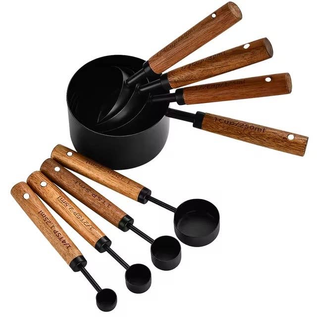 Homerely - Wholesale Measuring Cup - Black Stainless Steel Measuring Cups Set