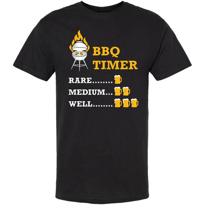 BBQ Timer T-shirt för wholesale av Jailbird Designs