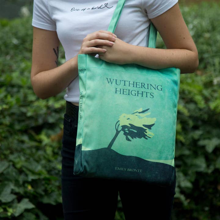 Wuthering Heights Book Tote Bag for wholesale by Well Read Company