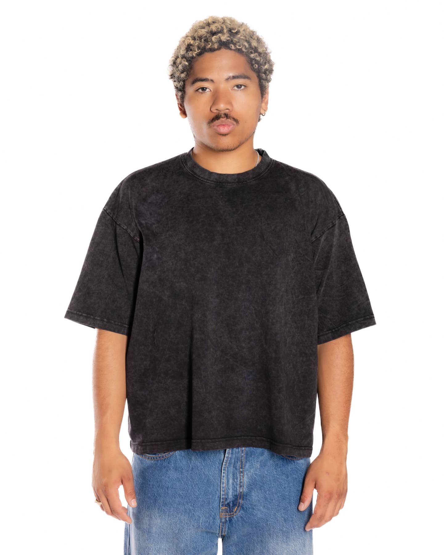 Generation XYZ - Wholesale T-Shirt - Men's - Premium Crop Boxy T-Shirt [HF-1510]20