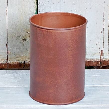 Impressive Enterprises, Inc. - Wholesale Bucket/Pail - M11118- 5.5Hx4inD Column Bucket-Rusty-0/360