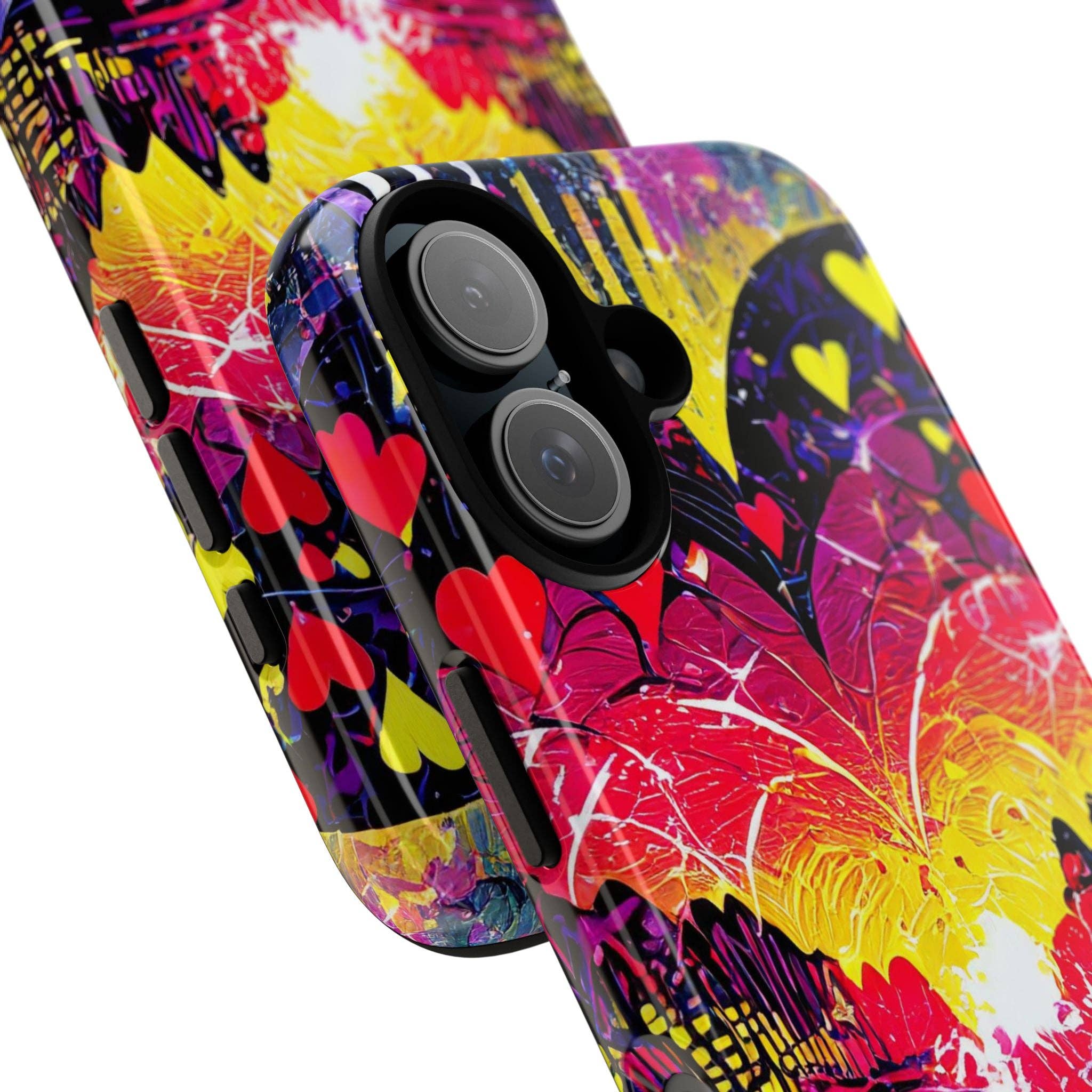 Studio 653 Clothing Co - Wholesale Phone Case - Women's - Vibrant Heart Sunset Tough Phone Case56