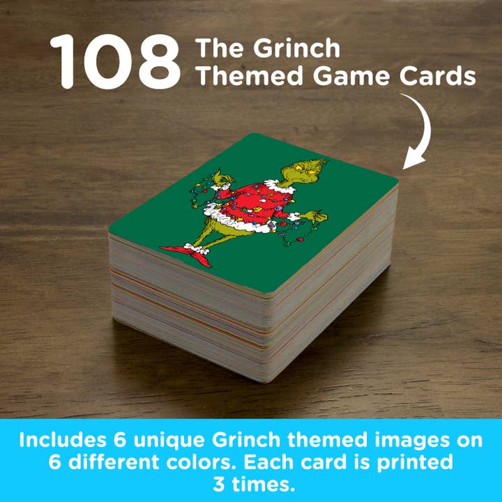 AQUARIUS, GAMAGO, ICUP, & ROCK SAWS by NMR Brands - Wholesale Card Game - Grinch Memory Master Card Game