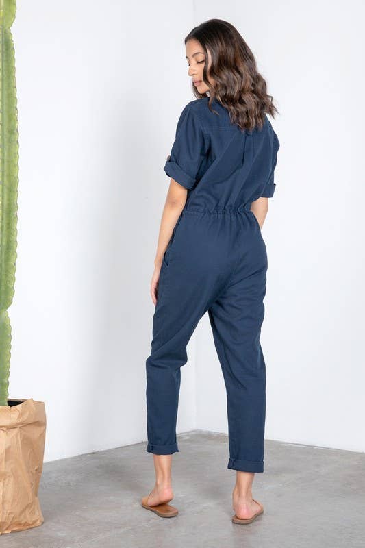 MOD REF - Wholesale Jumpsuit - Women's - The Winnett Jumpsuit | Short Sleeve Jumpsuit6