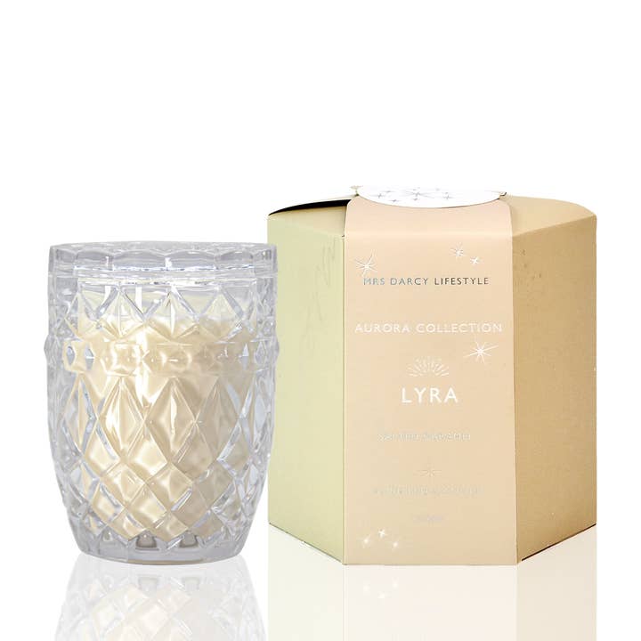 Mrs Darcy - Wholesale Jar/filled candle - Aurora Candle - Lyra - Salted Caramel