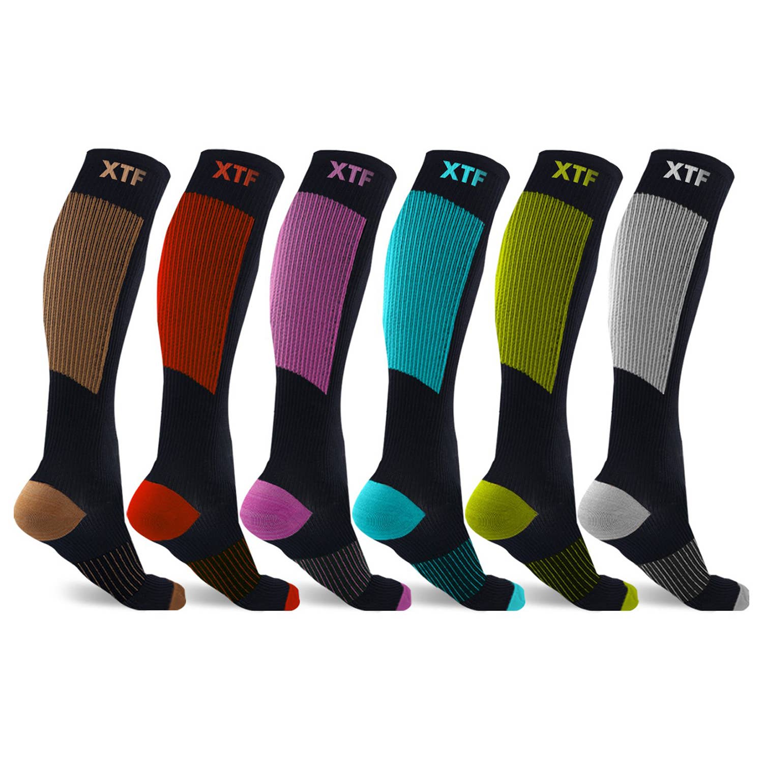 The American Gift Company (TAGCO) - Wholesale Socks - Unisex - 48-PAIRS COMPRESSION SOCKS WITH FREE DISPLAY1