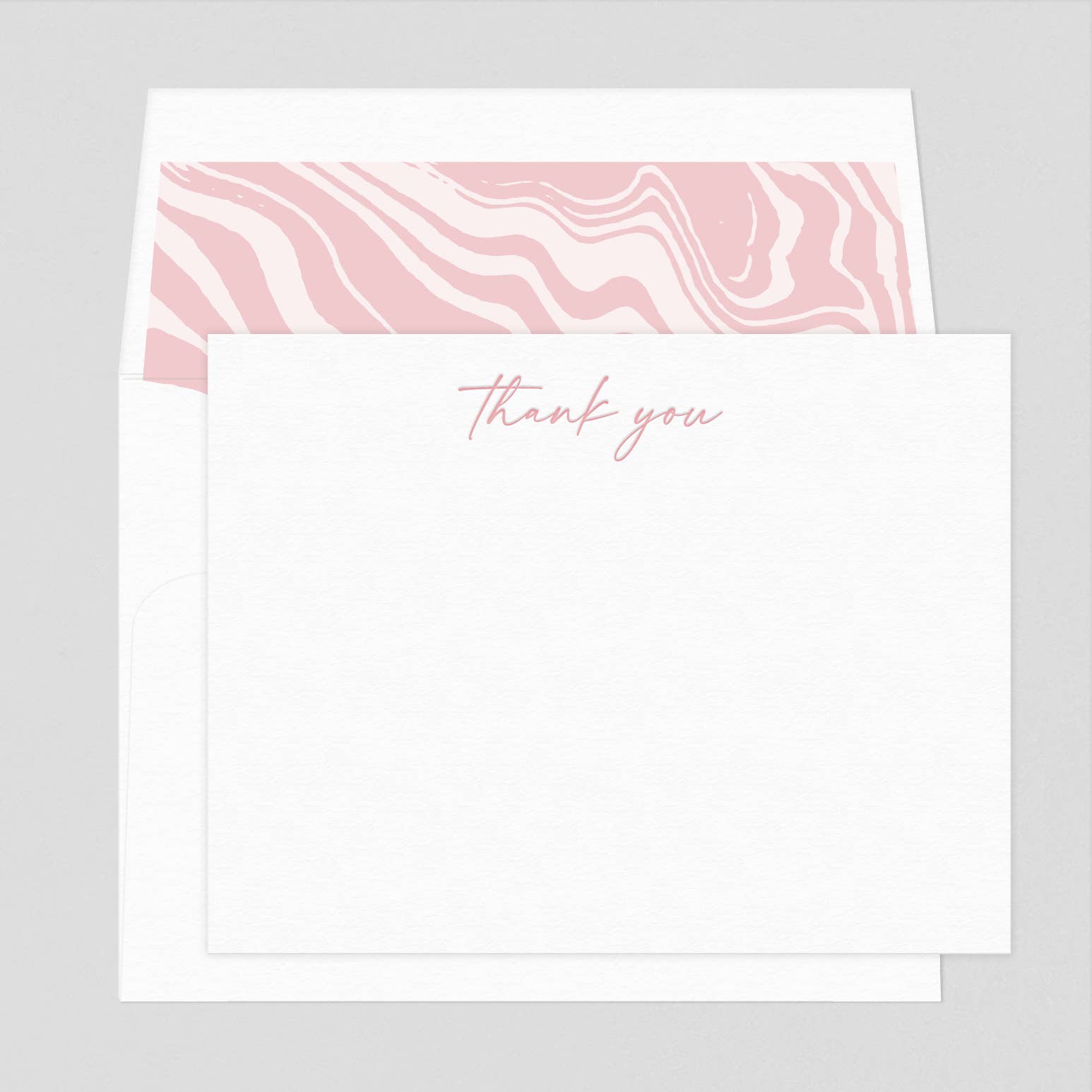 Missive - Wholesale Stationery/Notecard Set - Marbled Thank You Letterpress Note Set - Luxe Stationery4