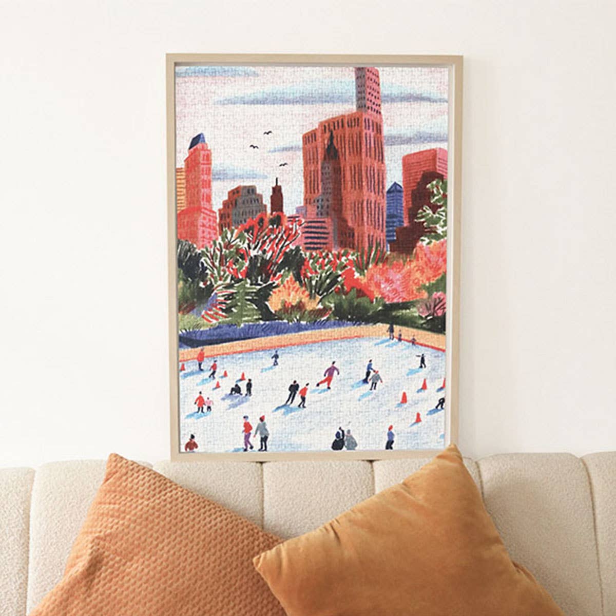 La Petite Épicerie - Wholesale Puzzle - Adult - Puzzle Skating in New York by Ban Hee - 1000 pieces1